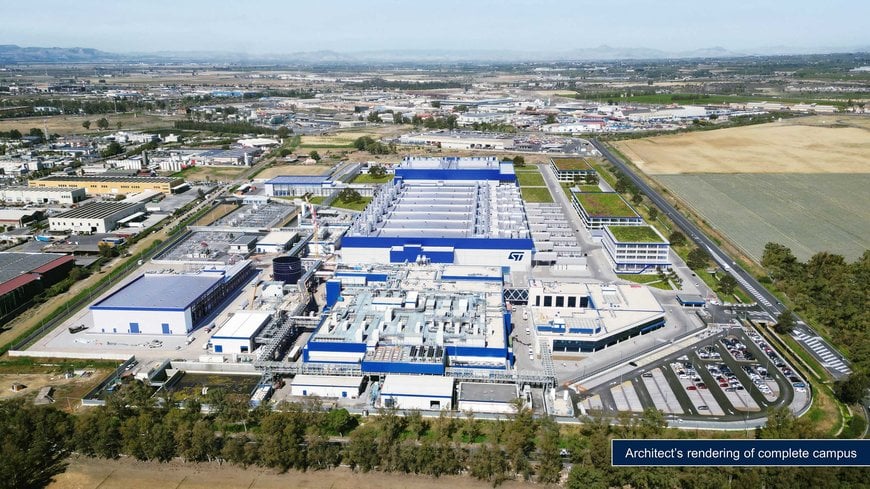 STMICROELECTRONICS TO BUILD THE WORLD’S FIRST FULLY INTEGRATED SILICON CARBIDE FACILITY IN ITALY 